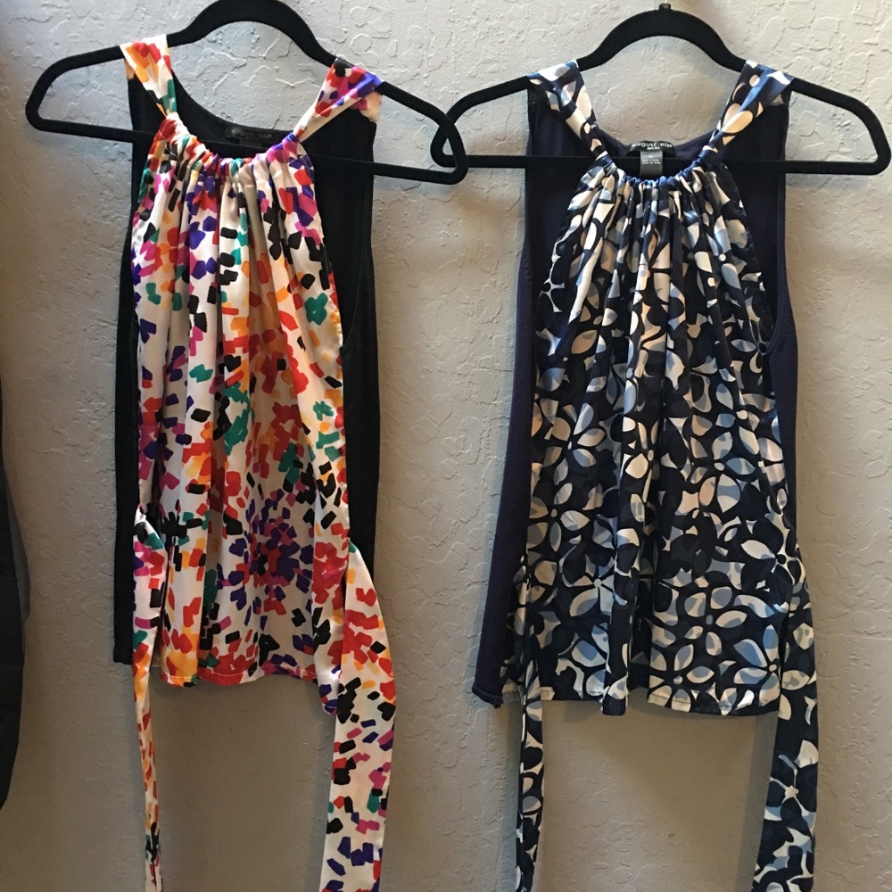 August Silk - Size M - Two Women's Sleeveless tops